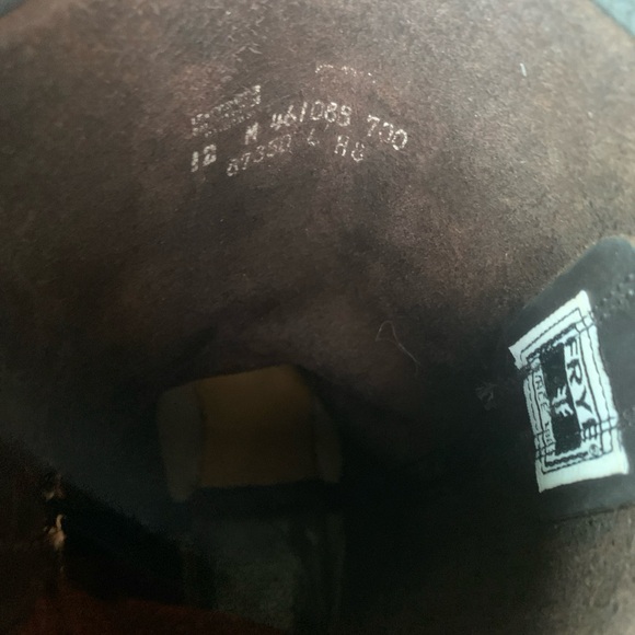 FRYE Harness 12R Boots Moto Biker Brown Leather Men's US 12 - Picture 5 of 7